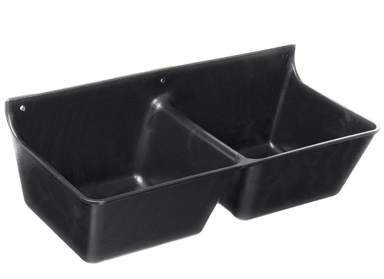 LBH Market - Mangiatoia minerale gigante 3,5 Qt con fissaggi per capre e cavalli