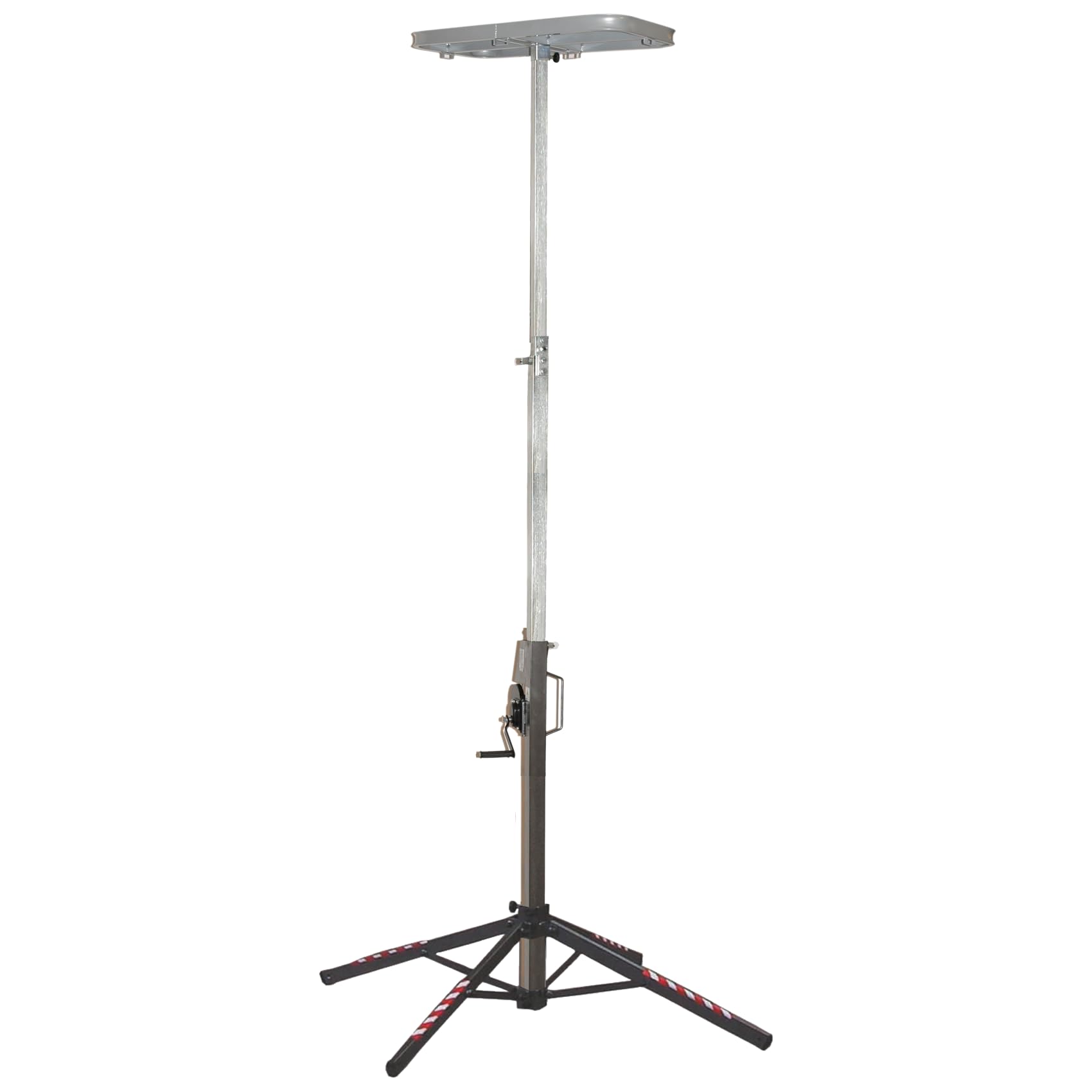 3S SuperSamaStore Elevatore Sollevatore per Installare Unità Esterne di Condizionatori e Moto Condensanti, Cavalletto Telescopico per Sollevare Climatizzatori, Portata Max 130kg, Altezza Max 3.65m