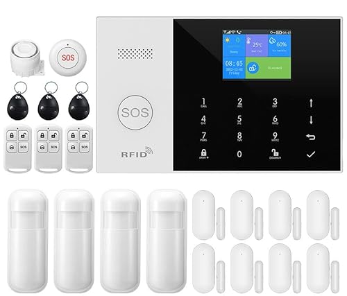 Xnh Kit De Alarma De Seguridad Doméstica Inteligente, Sistema De Alarma Inalámbrica Wifi Con Sirena, Sensor De Movimiento Pir, Mandos A Distancia, Sensor De Ventana Puerta Kit De 21 Piezas Xnh Kit De Alarma De Seguridad Doméstica Inteligente, Sistema De Alarma Inalámbrica Wifi Con Sirena, Sensor De Movimiento Pir, Mandos A Distancia, Sensor De Ventana Puerta Kit De 21 Piezas