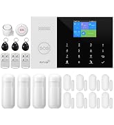 GSM Smart-Home veiligheidsalarmkit, draadloos wifi-thuisalarmsysteem met sirene, PIR-bewegingen...