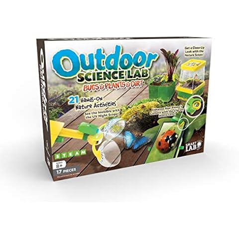 SmartLab Toys Outdoor Science Lab Bugs, Dirt, & Plants with 24 Hands On Nature Activities Science Kit. Cover