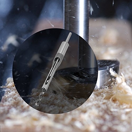 Drill Bit, 1pc 10mm/16mm Square Hole Mortiser Drill Bit DIY Woodworking Tools(10mm)