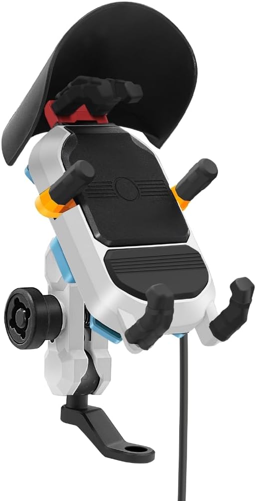 Motorcycles Chargers Holder 15W Fast Charging Phone Holder for Scooter