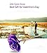 24K Golden Rose, ALLOMN Artificial Rose Flower Gifts for Her with Luxury Gift Box Great Gift Idea for Valentine's Day, Mother's Day, Birthday, Anniversary (Purple)