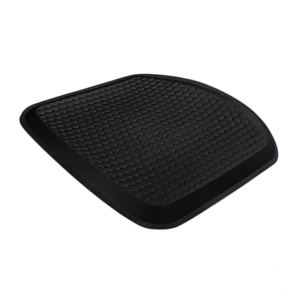 Dratal Cooling seat Gel Cushion with Non-Slip Cover Thick Big Breathable Honeycomb Design Absorbs Pressure Points for Office Chair Home Car Wheelchair (Black)