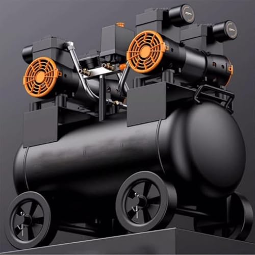Silent Air Compressor Small Air Compressor 220V Oil-Free Silent Steam Pump Air Pump Machine Air Scale, Industrial Grade Air Pump(25L)