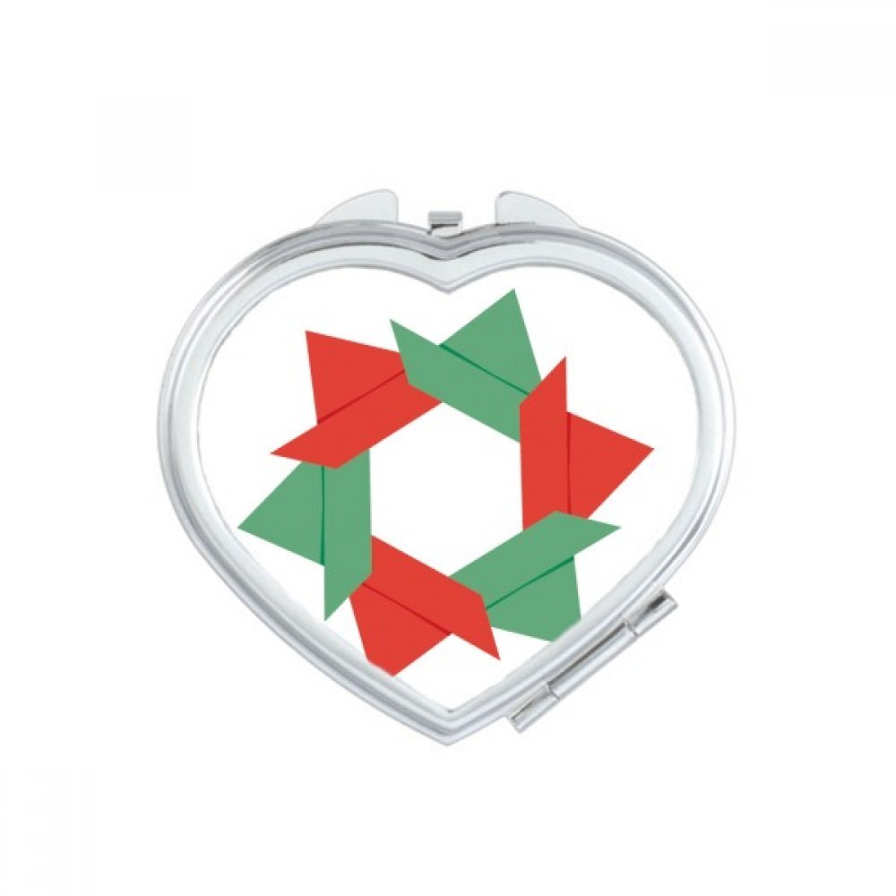 Miroir compact cygne blanc et papillon de poche maquillage portable fait main