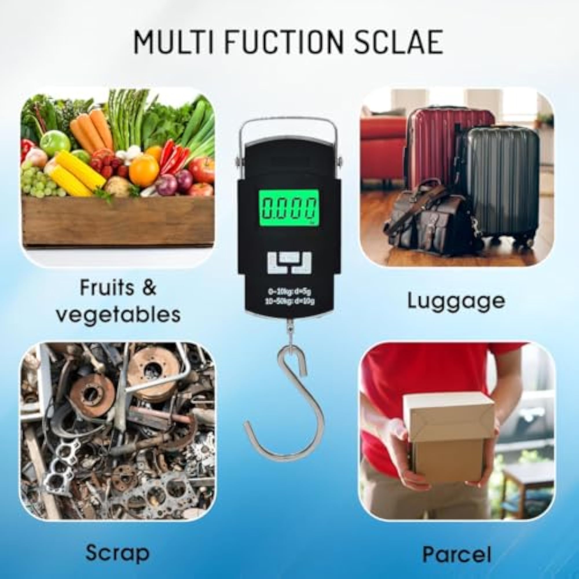Electric Portable Electronic Hanging Scale