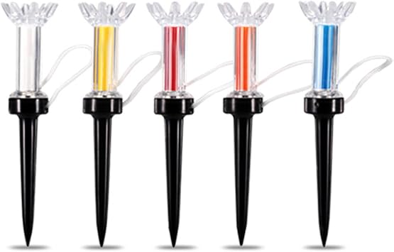 Golf Tees, Magnetic Golf Tee, Golf Tee with Magnetic Plastic 360 Degree Bounce, 90mm/79mm Durable Flexible Magnetic Plastic Golf Tee Training Practice Tool Accessoryy 5pcs