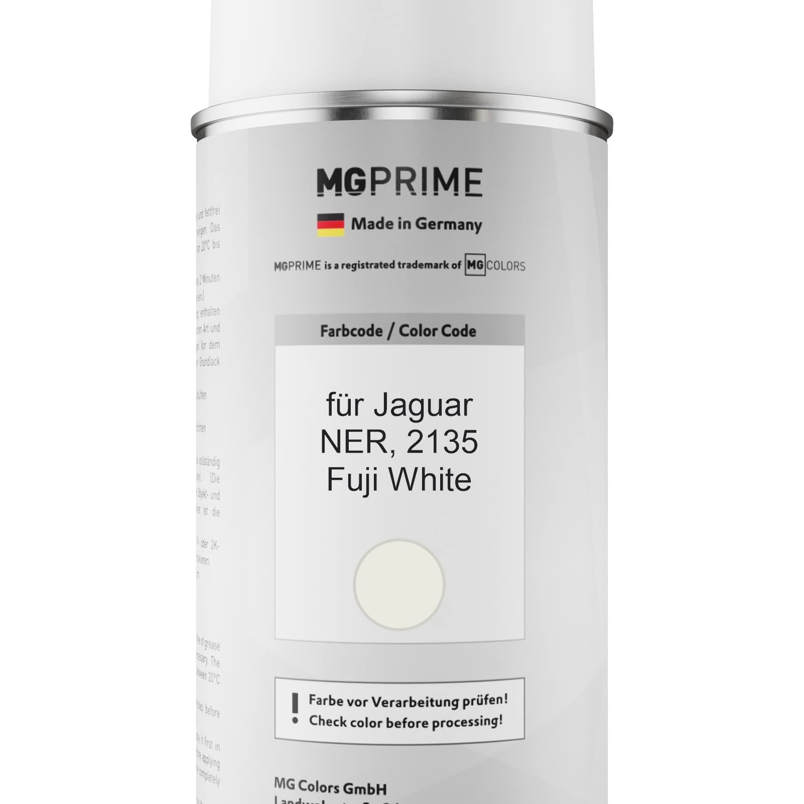 MG PRIME Peinture Voiture Bombe Aérosol Pour Jaguar NER / 2135 Fuji