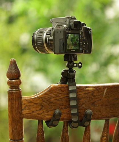 KitVision KVRM100 - Trípode Completo de Espuma Flexible, Negro