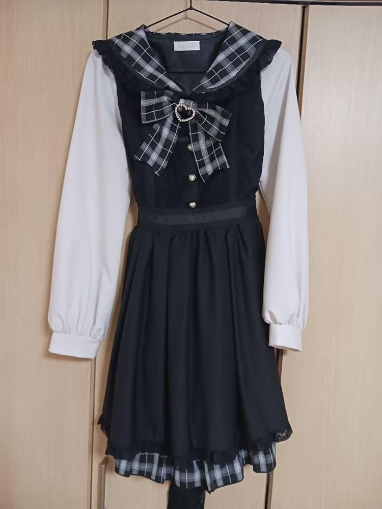 LIZLISA レースエプロン風カシュクールワンピース Amazon.co.jp: リズリサ レースエプロン風カシュクール