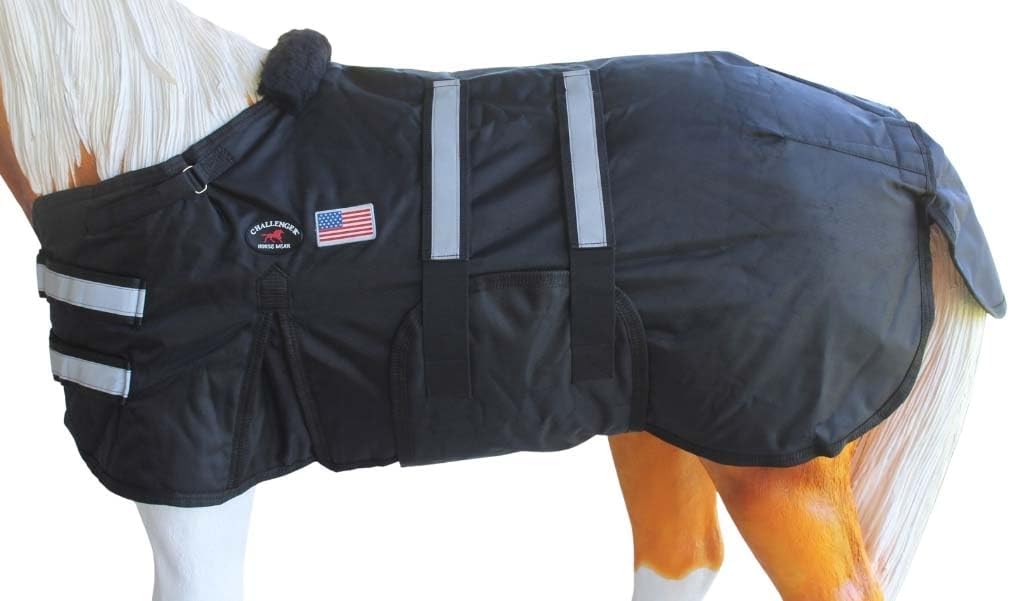 32-36(Small) 1680D Miniature Weanling Donkey Pony Horse Foal Winter Blanket 519TS01BK