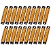 Meerkatt (Pack of 20) 3/8 Inch Amber 6 LED SMD Extra Bright Indicators Side Clearance Marker Light Rear Tail Turn Signal Truck Bus Trailer Car SUV Boat Lorry Caravan Sedan Camper RV 12v DC Model TK12