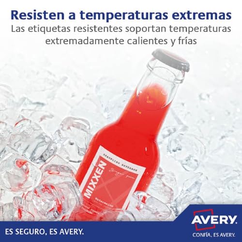 Avery Etichette In Poliestere 8 Pezzi Per Foglio 20 Fogli 99,1X67,7Mm Bianco - 6