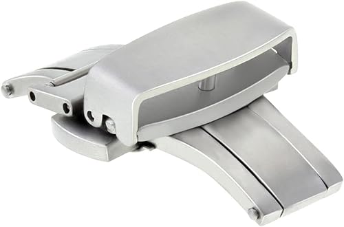 Ewatchparts BANDA DE RELOJ DE CUERO MARIPOSA DE 20MM PARA DESPLIEGO DE BUCKLE BROCHA BOTÓN PUSH BROCHE