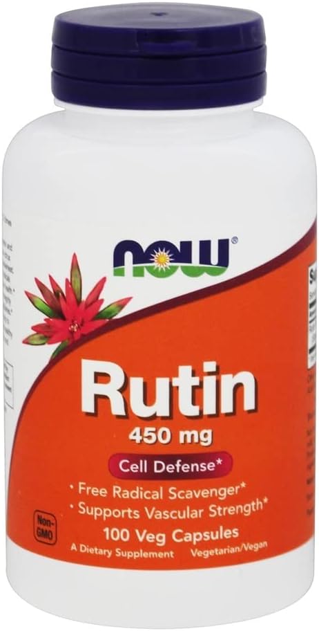 NOW Foods Rutin 450 mg - 100 Veg Capsules