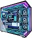 MUSETEX Y6 Caja PC, con 7 Ventiladores PWM ARGB de Espejo Infinito Preinstalados, Caja de Computadora ATX de Torre Mediana, Caja PC Gaming con Tipo-C, Cristal Templado de Vista Completa de 270°, Negro
