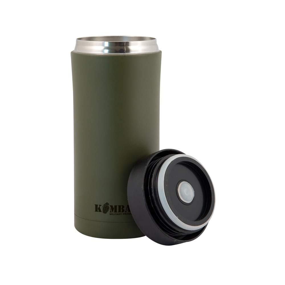 Kombat Sealed Thermal Mug Black Flask Ammo Flask