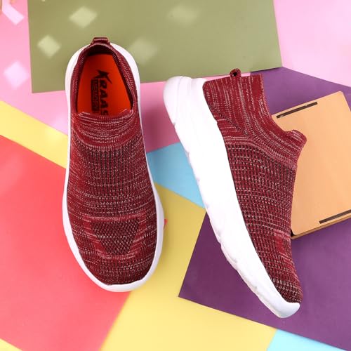 Image of Kraasa ProRider Running Shoes for Men | Walking & Gym Shoes with Max Cushion Technology | Lace Up Sneakers for Men