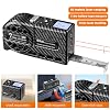 3-in-1 Laser Measuring Tape Tool Measuring Tape 25 ft 196ft Laser Laser Crosshairs Magnetic Bottom 6 Metric and Imperial Units Pythagorean,Area,Volume,50 Data Storage