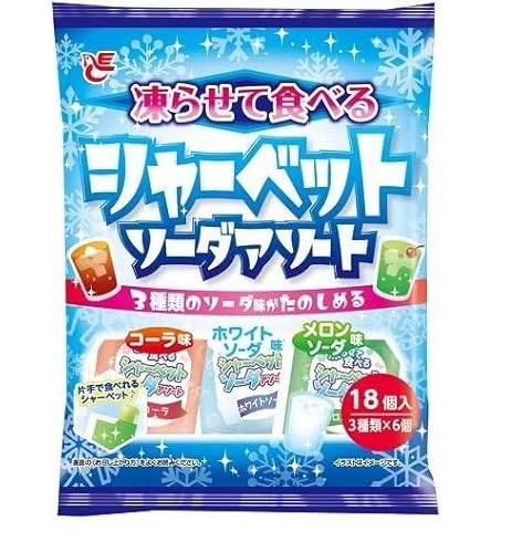 エースベーカリー 凍らせて食べるシャーベット ソーダアソート 20g×18個