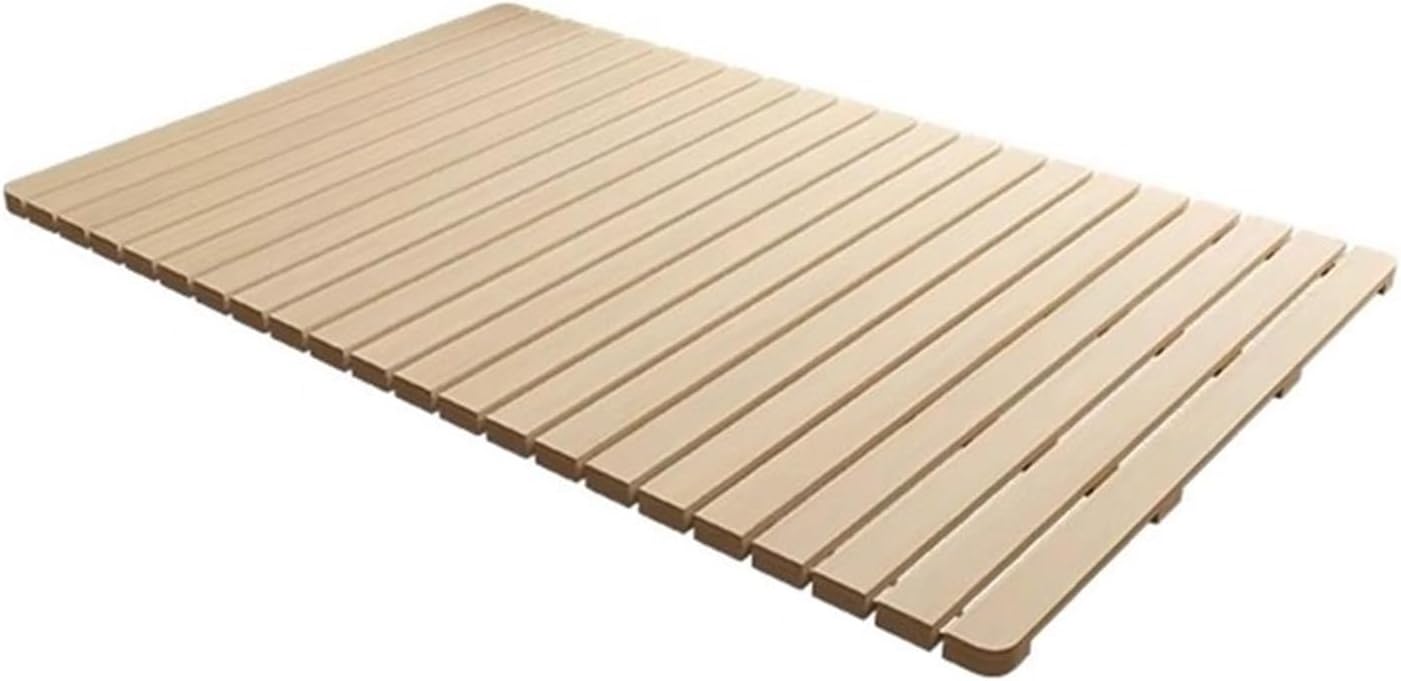 Mat Solid Wood Bed Boards Breathable Plate Foldable Plate Futon Frame FoldingFolding Floor Slatted Frame,Bed Frame Solid Pine, Bed Plate Support Plate,Moisture-Proof Slatted, Wood Floor Beds