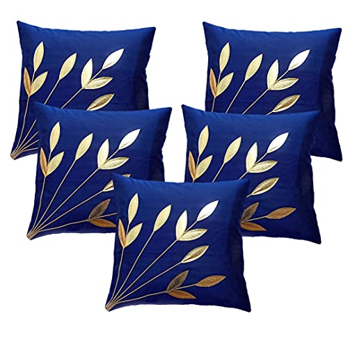 See full amazon price history chart for BALLEY Silk Decorative Golden Leaf Striped Pillow Cover Bedroom & Living Room Cushion Cover Set Sofa 16 X 16 Inches (Set of 5) (Royal Blue) BALLEY Silk Decorative Golden Leaf Striped Pillow Cover Bedroom & Living Room Cushion Cover Set Sofa 16 X 16 Inches (Set of 5) (Royal Blue) (B09F9NXM8C) Amazon Price History, Amazon Price Tracker