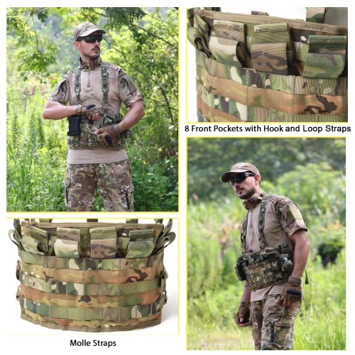 Chest Rig Militaire MOLLE II avec Tactical Assault Panel optimisé - 3