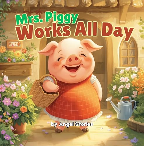 Mrs. Piggy Works All Day: A Sweet Toddler Story About Helping, Kindness, and Hard Work for Kids Ages 2–6 Years Old: Children Bedtime Animal Story Book for Toddlers and Preschoolers