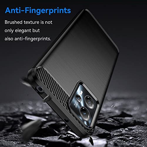Image of NPRC Hybrid Ultra Slim Protective Case TPU Non-Slip Carbon Fiber Texture Shockproof Case Cover for Moto G13 - Blue