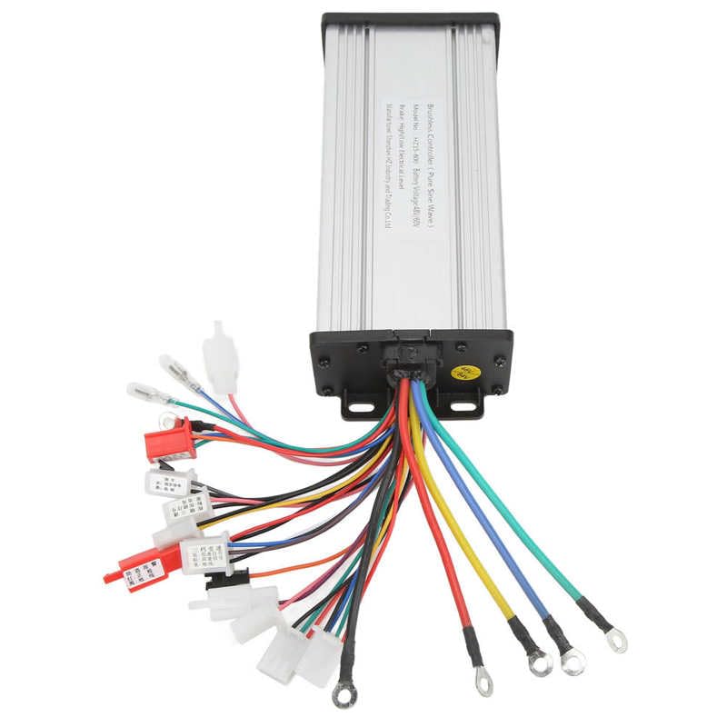 Kontroler hulajnogi elektrycznej, bezszczotkowy kontroler fali sinusoidalnej 48 V, 60 V, 72 V, 600 W, 800 W, 1500 W, do roweru elektrycznego/trójkołowego/skutera do silnika Brushl