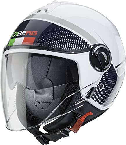Caberg CASCO RIVIERA V4 ELITE ITALIA, Bianco/Nero, M