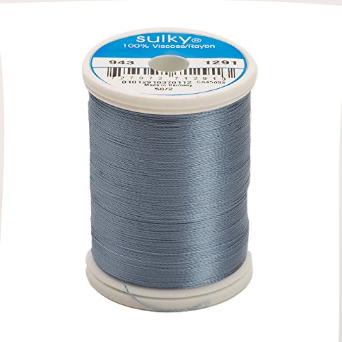 Hilo rayon Sulky 850 yd Winter Sky 2-Ply 40wt miniatura 1