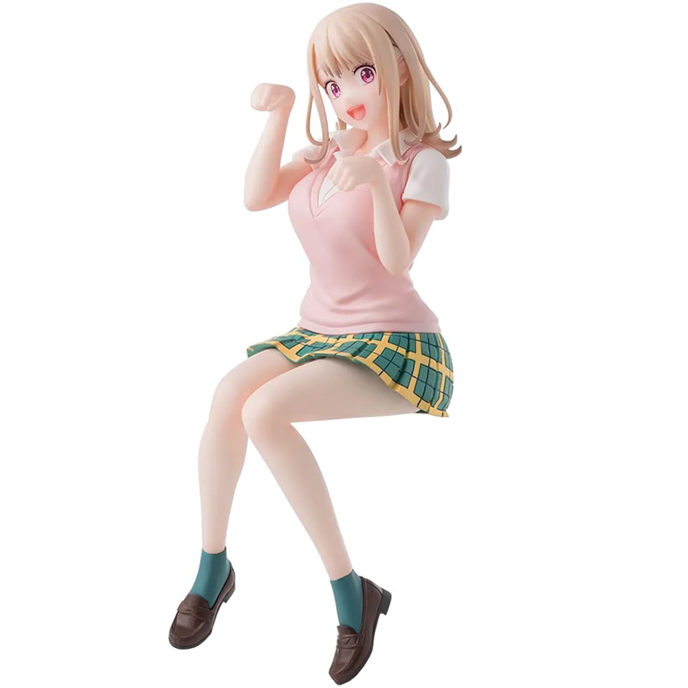 Original Painting Beauty Series Statue, 14CM Mona Kawai Figure School Uniform Styling Sitting Pose Model PVC Anime Statue Collection Gift — image 1