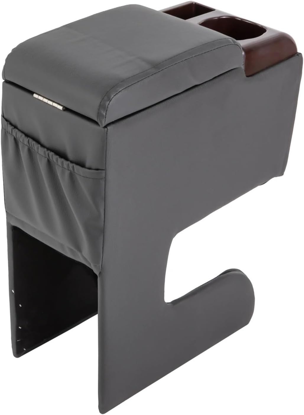 Auto Armrest Cover Protector Universal Car Armrest Pad Storage Box with Cup Holder Phone Slot Soft Sponge Front Center Console Cover Interior Accessories