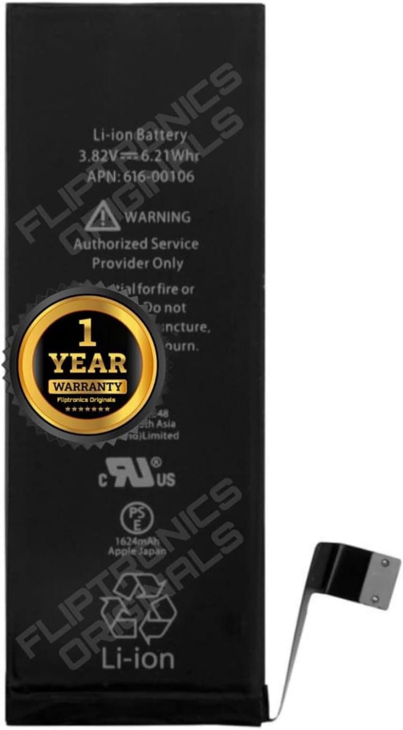 FLIPTRONICS ORIGINALS™ Battery for iPhone SE/5SE / SE 1st Gen A1662 2016 Battery with 1 Year Warranty**(B24)