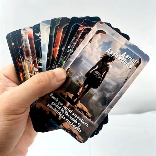 Elemental Energies Oracle Tarot Cards, Oracle Cards and Tarot Cards for Beginners, Oracle Cards Deck, This deck covers the elements of fire, earth, water, and air, Helping to discover, guide, Change - Thumbnail 3