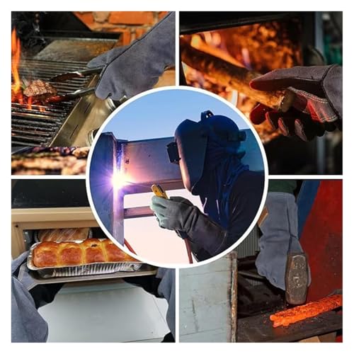 Guantes de soldadura y ropa protectora térmica para horno y barbacoa 7
