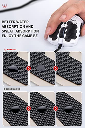 Hotline Games [Grip Upgrade] 2.0 Plus DIY Hexagon Version Gaming Mouse Grip Tape, Professional Mice Upgrade Kit,Sweat Resistant,Cut to Fit,Easy to Use - Thumbnail 5