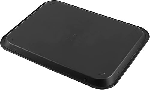 Miniatura 4 de Paquete de 6 bandejas de plástico de 12 x 16 pulgadas, bandejas de cafetería, resistentes a los arañazos, bandejas de comida rápida para la escuela,