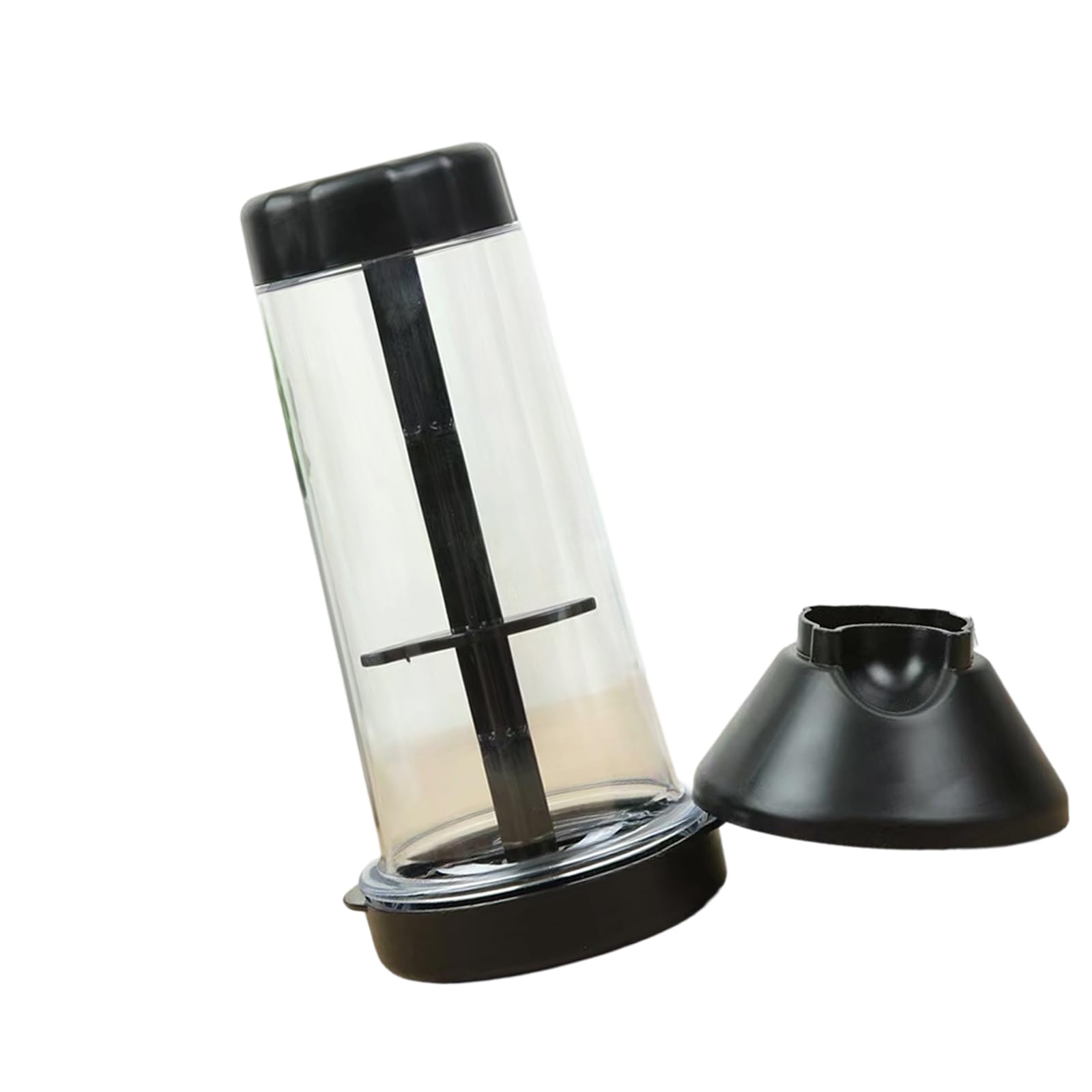 Snorvixre Handheld Flour Sieves Cup Rotating Sifter Home Baking Tool Flours Kitchen Gadgets Cup