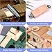 Conductive Pure Copper Tape Double Sided Adhesive Copper Foil Tape for Stained Glass, Guitars, EMI Shielding, Electric Connections, Repairs, Grounding, Crafts (4, 0.2/0.24/0.3/0.4INCH*66FT)