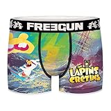 FREEGUN Herren Lapins Crétins-Boxershorts Retroshorts, Set, L
