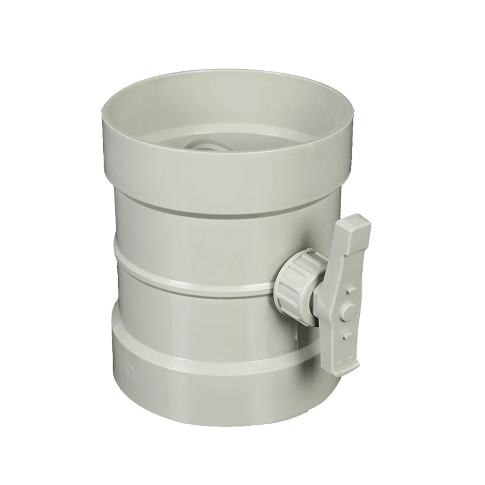 Valve d'air ABS pour tuyau PVC Ø90mm avec interrupteur rond manuel de ventilation