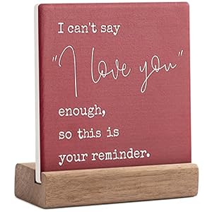 Lukiejac Christmas Valentines Day Gifts For Girlfriend From Boyfriend I Love You Sign For Her Him Presents Gifts For Mom…