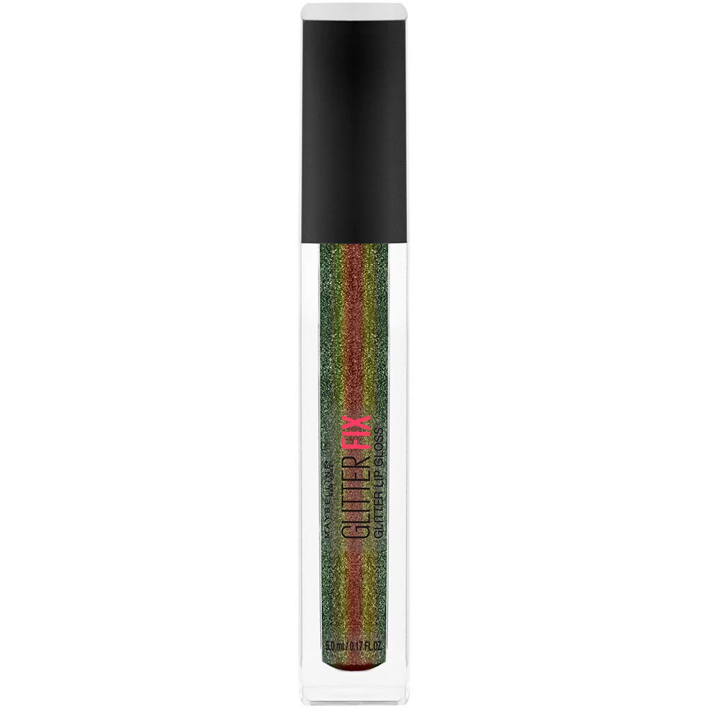 Maybelline New York Lip Studio Glitter Fix Glitter Lip Gloss Makeup, Shadow Hunter, 0.17 fl. oz.