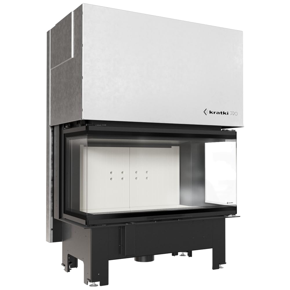 KRATKI Thor Schwarz Holzofen – 8 KW Freistehender Kaminofen Mit Glasfront, A+ Effizienz & 83% Wirkungsgrad