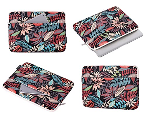 Funda para PC portátil de 15 pulgadas compatible con MacBook y tablet con bolsillos 5