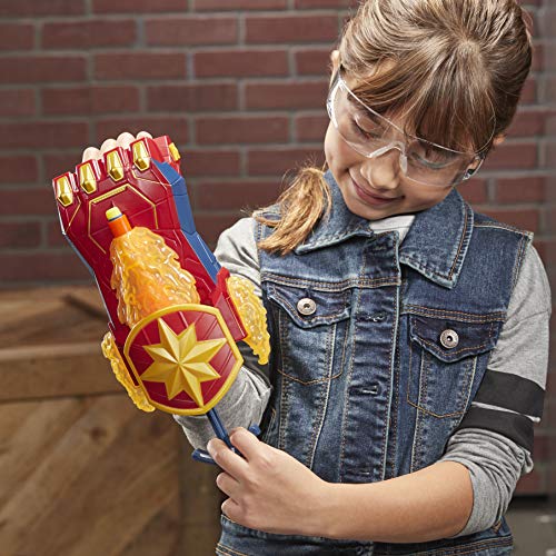 Nerf Power Moves Marvel Avengers Captain Marvel Photon Blast Gauntlet Dart-Launching Toy For Kids Roleplay, Toys For Children Aged 5 And Up #TOP7